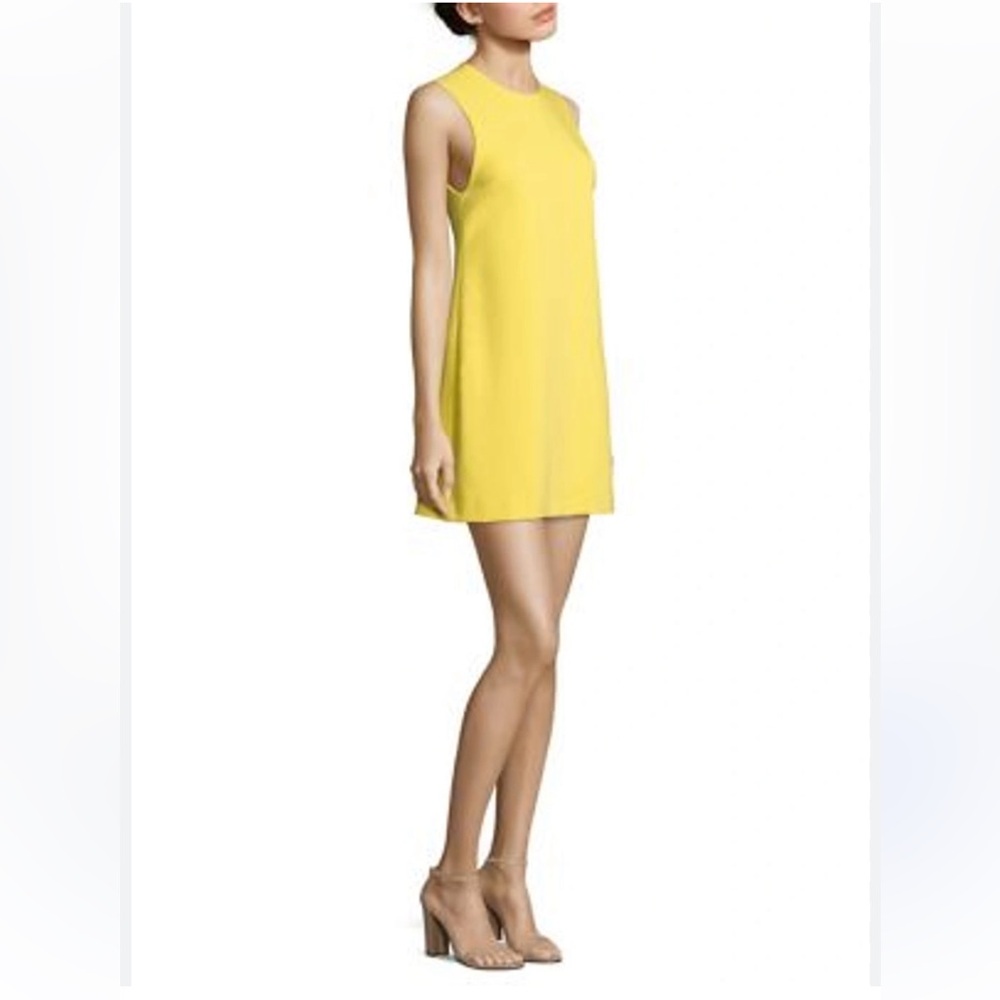 Alice + Olivia Bright Yellow Sleeveless Mini Dress